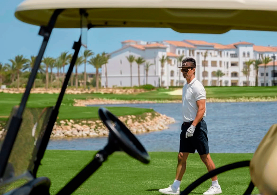 Golfbane ved Middelhavet i Marassi på Alexandria-kysten i Egyp