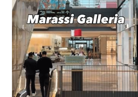 Marassi Galleria  Elegant shopping med eksklusive butikker, internasjonale merkevarer og lokale favoritter.