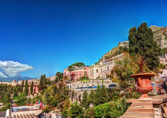 Vakkert landskap og natur