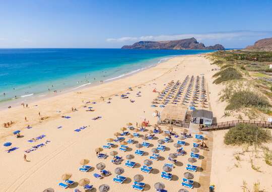 Stranden på Porto Santo