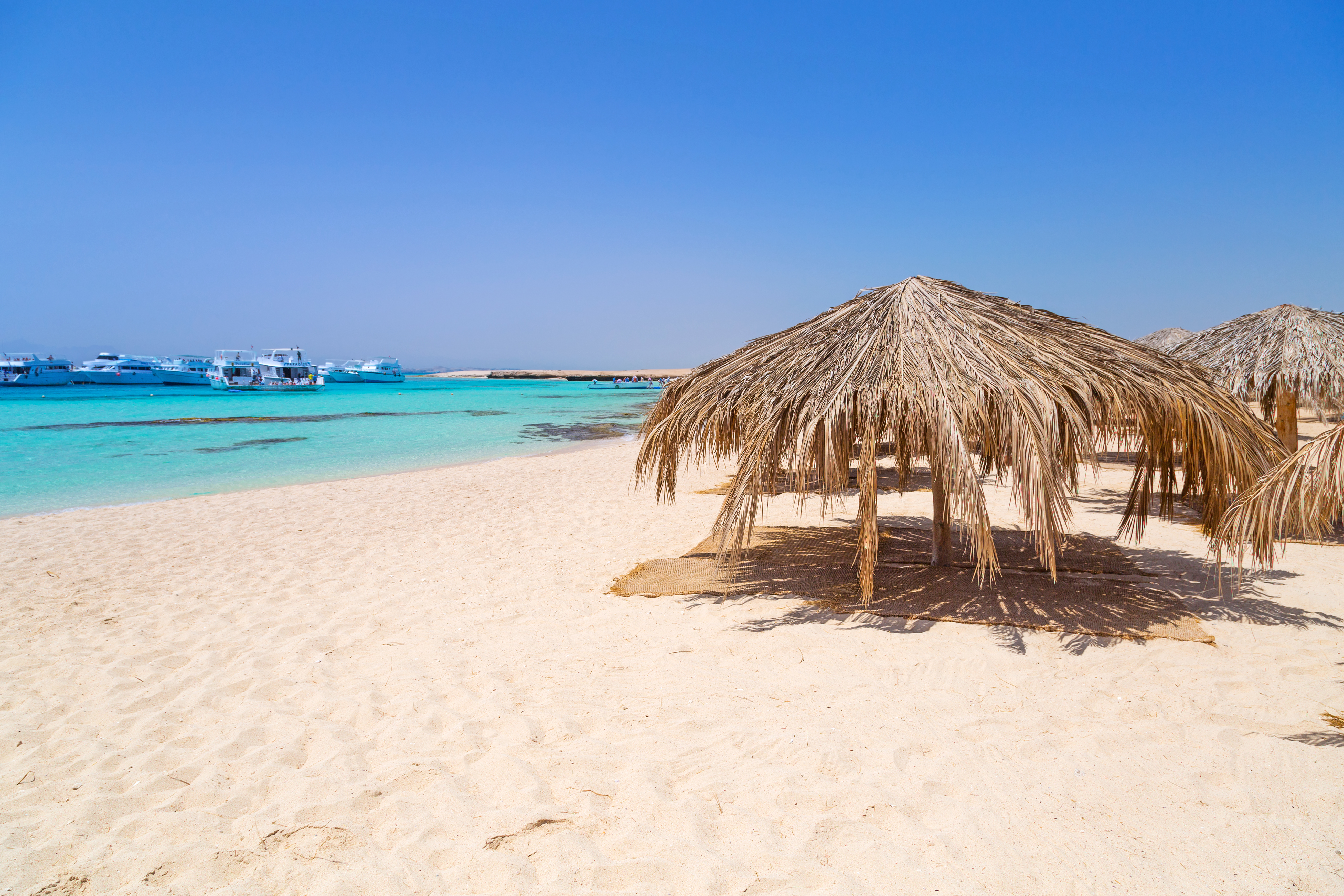 Smuk strand i Egypten 