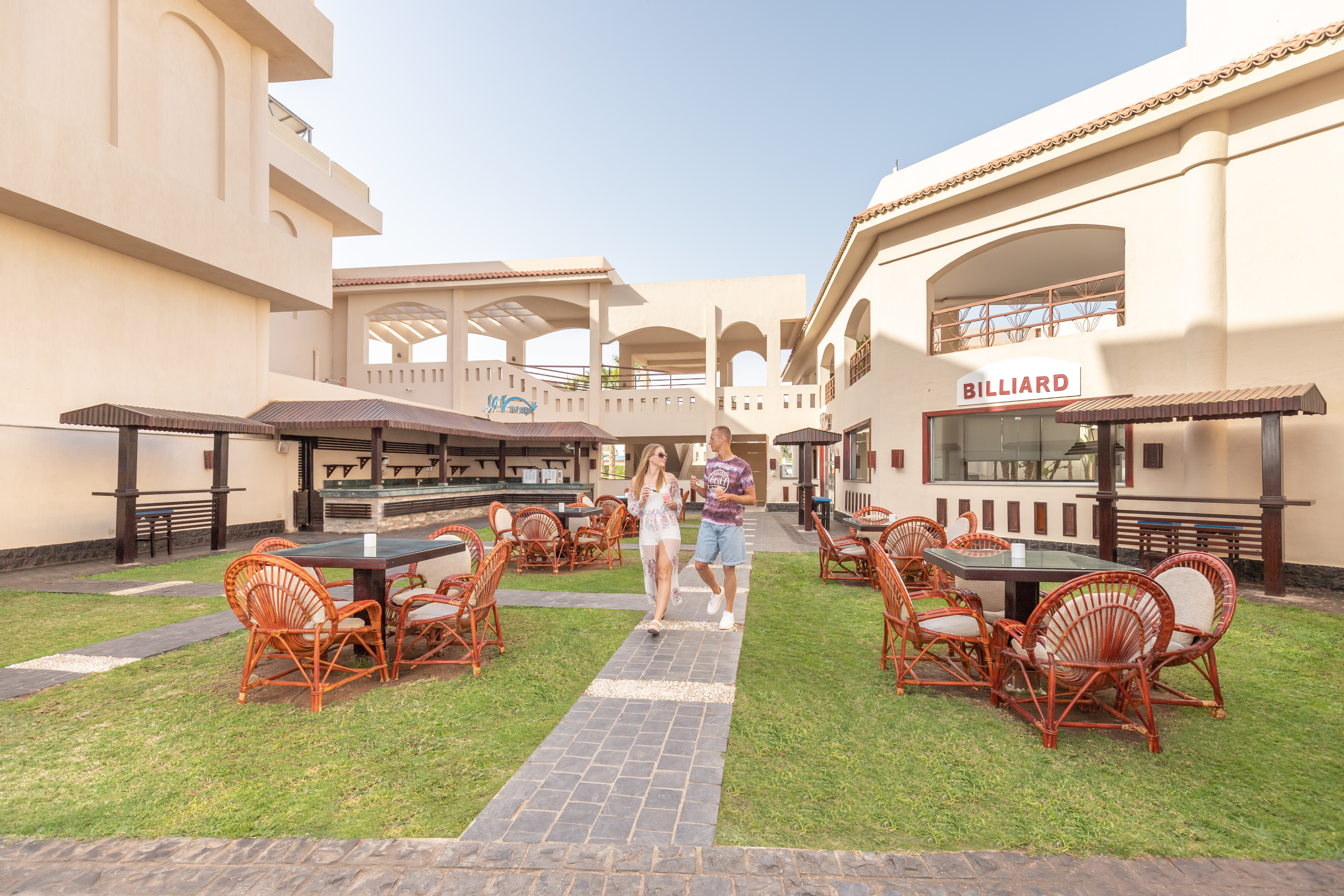 Snack bar på resort i Sharm el sheikh, Egypten