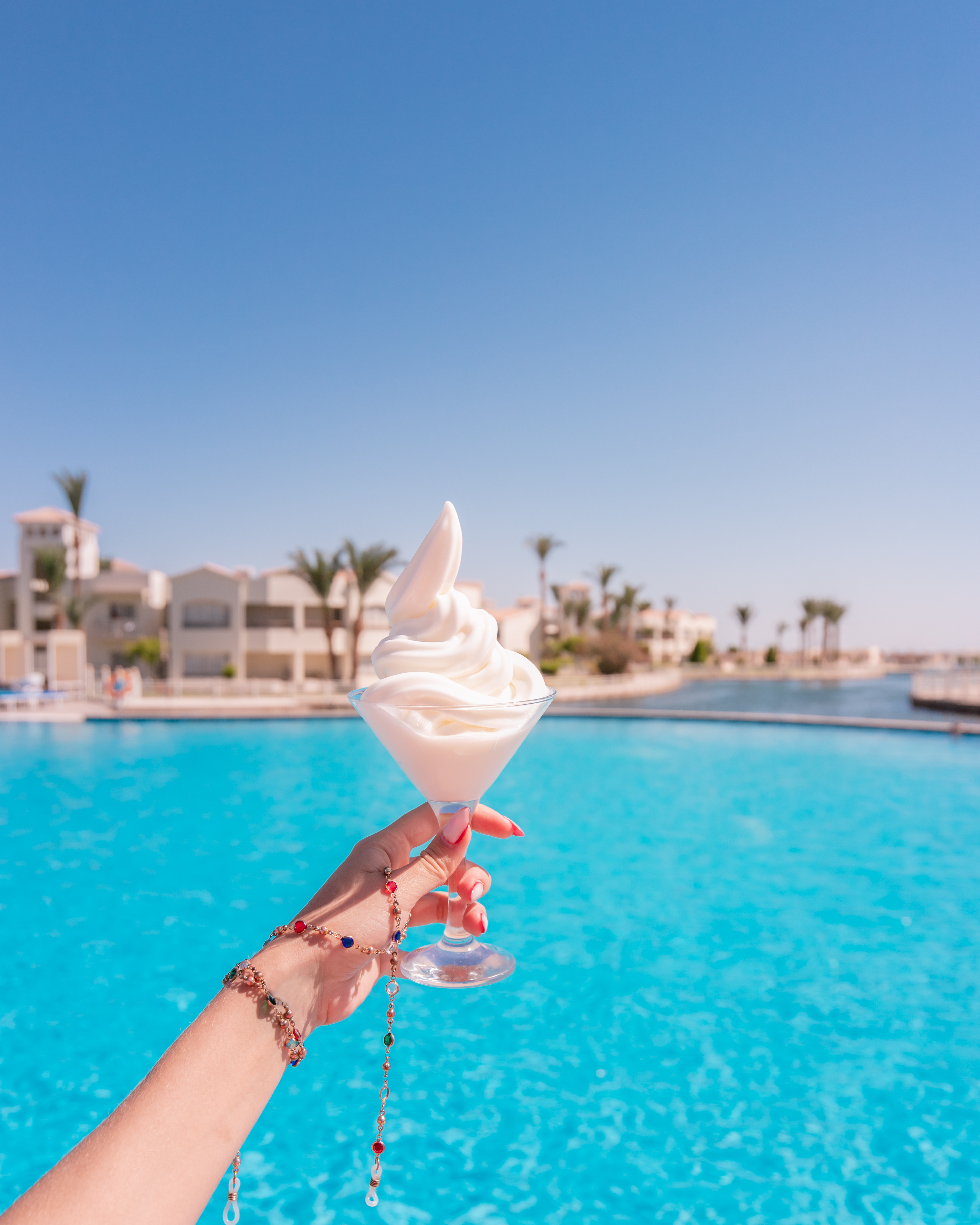 Lækker restaurant område på resort i Sharm el Sheikh