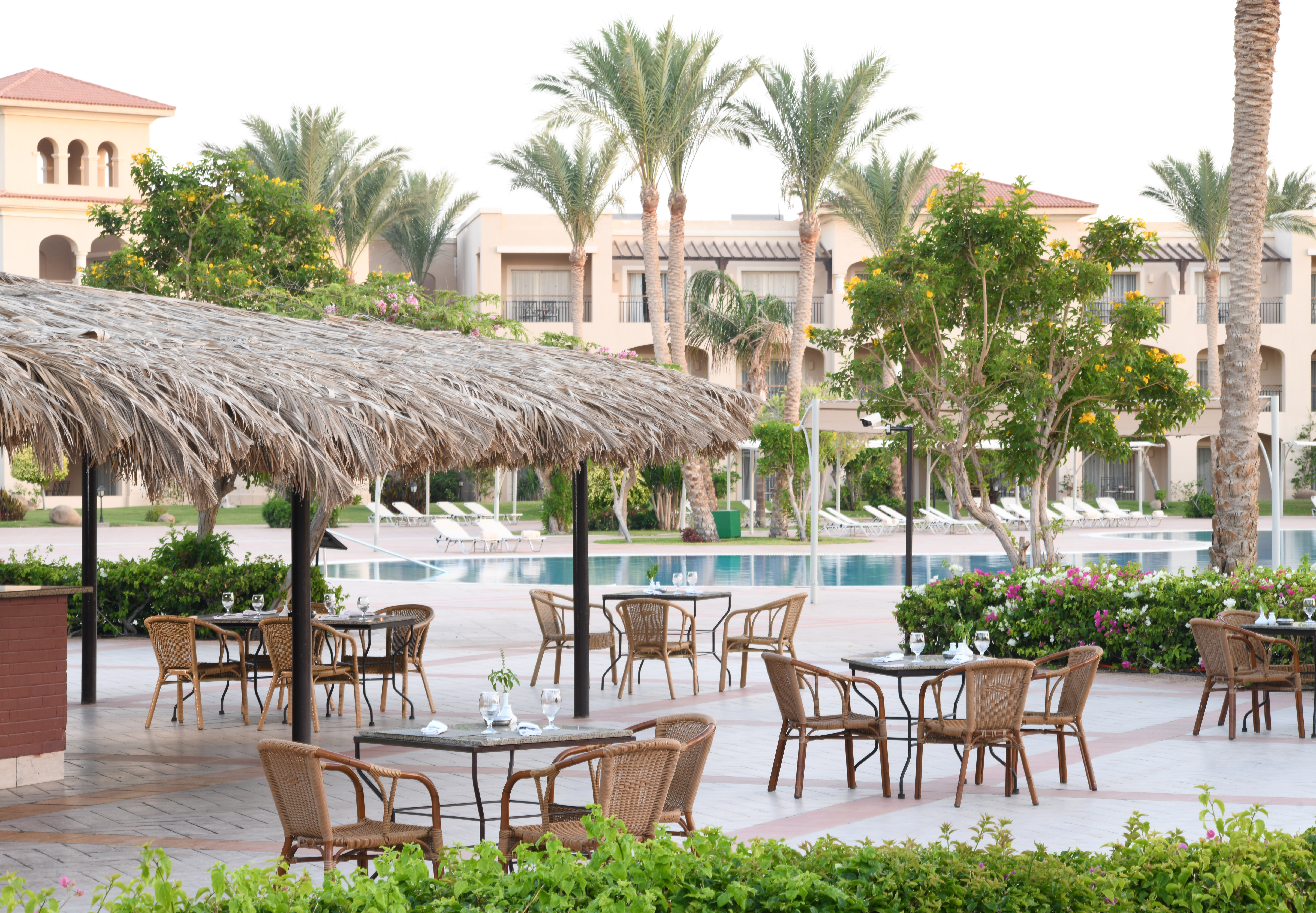 Snack bar på resort i Sharm el sheikh, Egypten