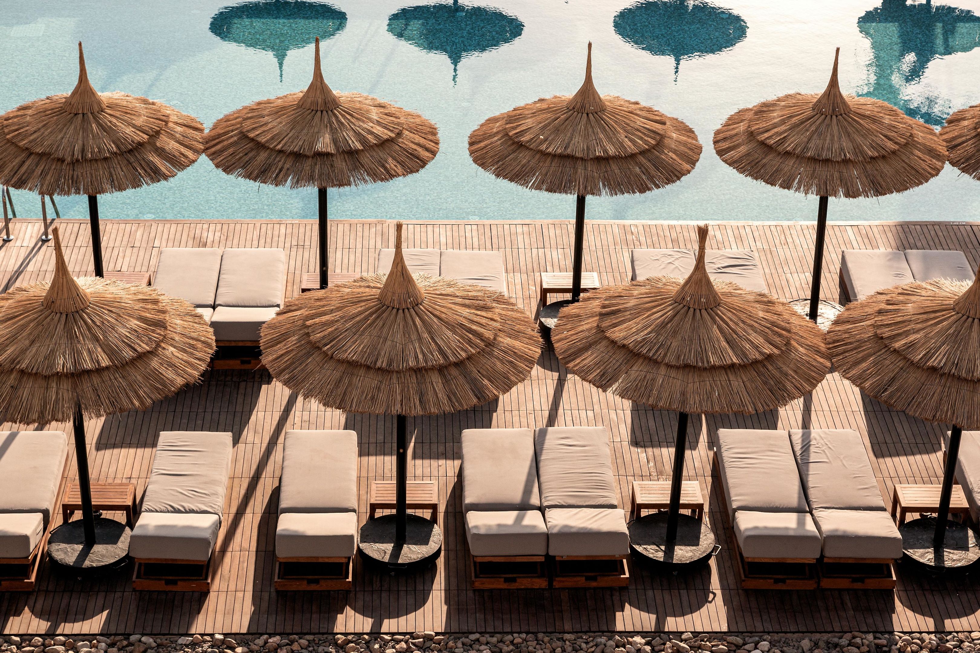 Smuk strand i Egypten 
