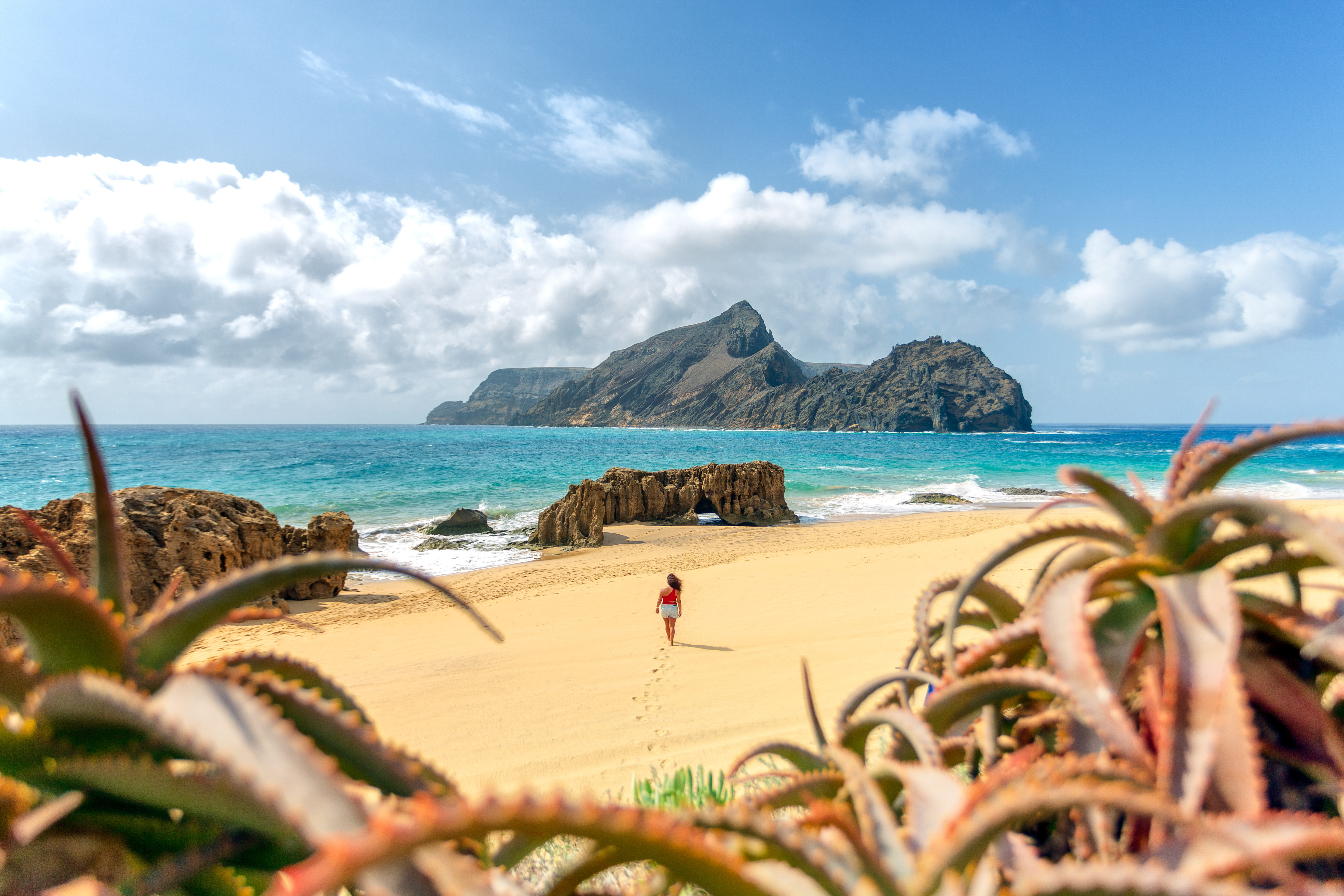 Stranden på Porto Santo
