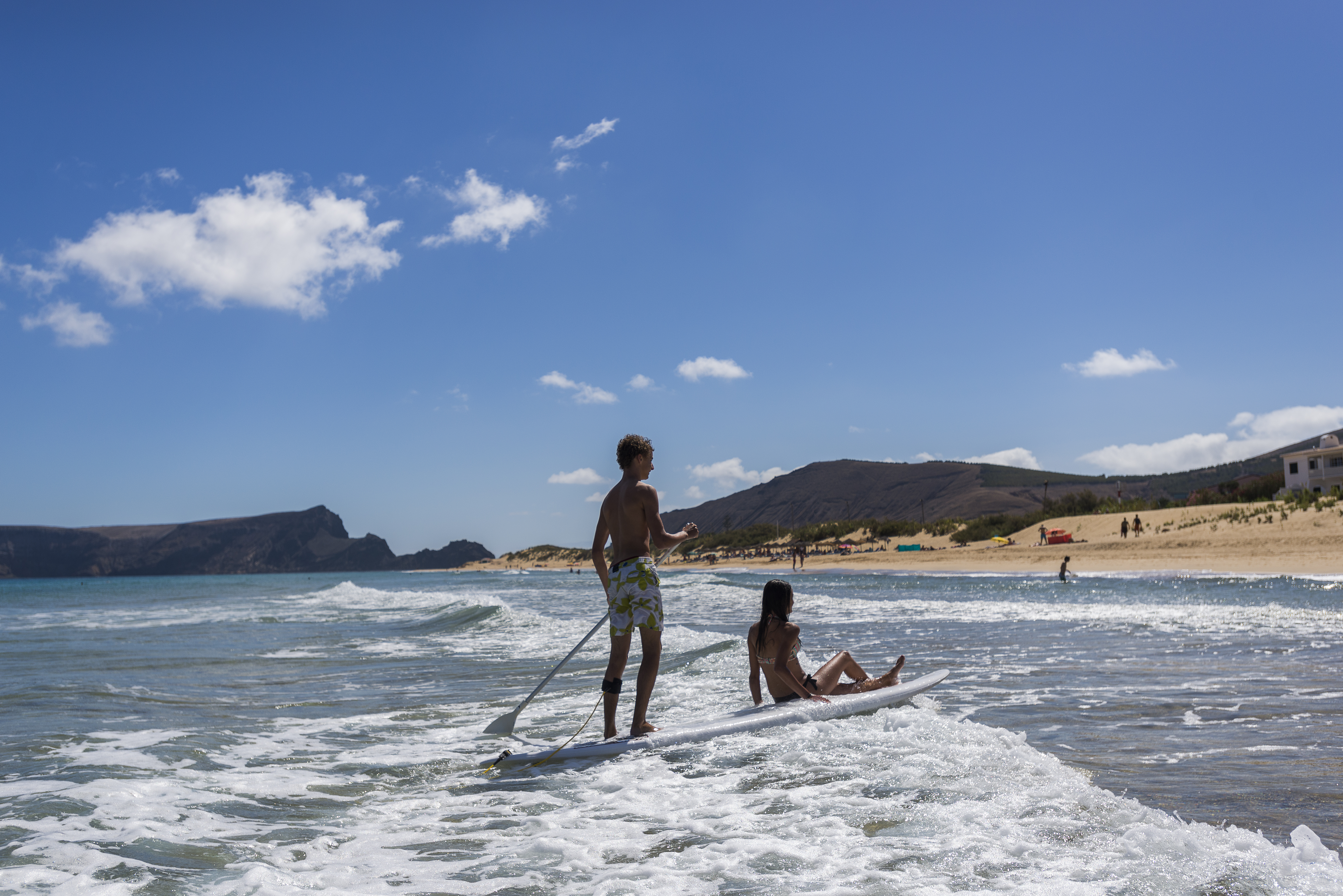 Subboard på Porto Santo
